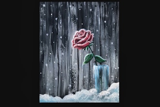 Paint Nite: Frosted Rose